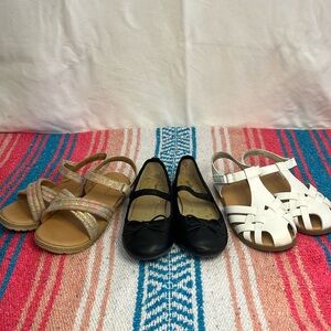 Girls Dress Shoes and Sandals Bundle